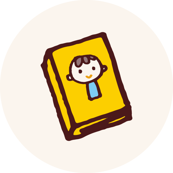 用語マンガ（おまめちゃん解説）アイコン